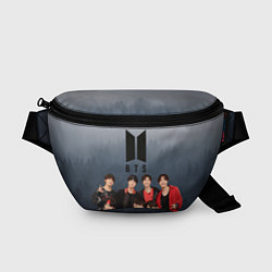Поясная сумка BTS Forest, цвет: 3D-принт