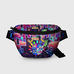 Поясная сумка SONIC RETRO, цвет: 3D-принт
