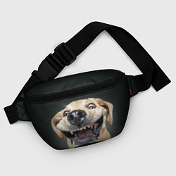 Поясная сумка Улыбающаяся Собака, цвет: 3D-принт — фото 2