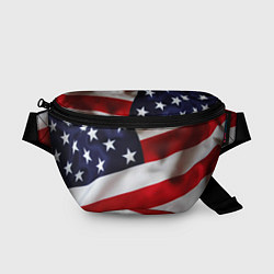 Поясная сумка США USA, цвет: 3D-принт