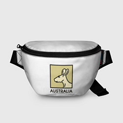 Поясная сумка Australia, цвет: 3D-принт