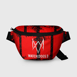 Поясная сумка Watch Dogs: Legion, цвет: 3D-принт
