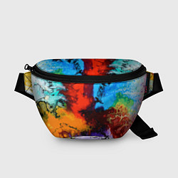 Поясная сумка Импрессия, цвет: 3D-принт