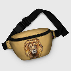 Поясная сумка Рождённый быть львом, цвет: 3D-принт — фото 2
