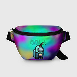 Поясная сумка Among Us Unicorn Z, цвет: 3D-принт