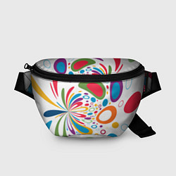 Поясная сумка Яркие краски, цвет: 3D-принт
