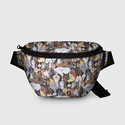 Поясная сумка Dogs, цвет: 3D-принт