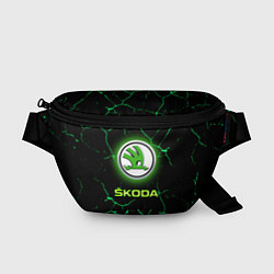 Поясная сумка SKODA, цвет: 3D-принт