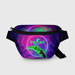 Поясная сумка CS GO Керамбит, цвет: 3D-принт