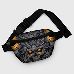 Поясная сумка Череп дьявола, цвет: 3D-принт — фото 2