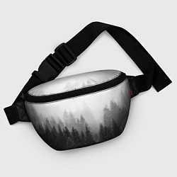 Поясная сумка Туманный лес, цвет: 3D-принт — фото 2