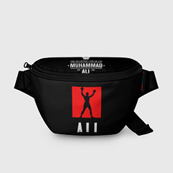 Поясная сумка Muhammad Ali, цвет: 3D-принт