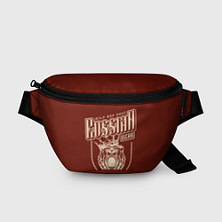 Поясная сумка Русский медведь в короне, цвет: 3D-принт