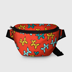 Поясная сумка Собачки шарики, цвет: 3D-принт