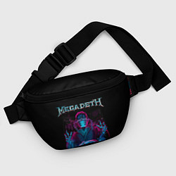 Поясная сумка MEGADETH, цвет: 3D-принт — фото 2