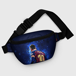 Поясная сумка Leo Messi Лео Месси 10, цвет: 3D-принт — фото 2