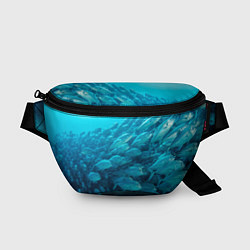 Поясная сумка Морской мир, цвет: 3D-принт