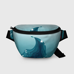 Поясная сумка Морские жители, цвет: 3D-принт