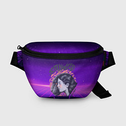 Поясная сумка Девушка - пантера StayWild, цвет: 3D-принт