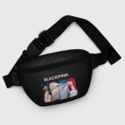 Поясная сумка Hide eyes Blackpink, цвет: 3D-принт — фото 2