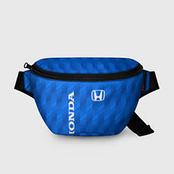 Поясная сумка HONDA BLUE ХОНДА СИНИЙ, цвет: 3D-принт