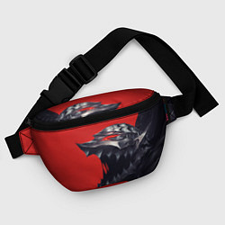 Поясная сумка BERSERK маска аниме, цвет: 3D-принт — фото 2