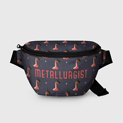 Поясная сумка Metallurgist pattern, цвет: 3D-принт