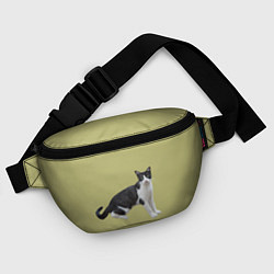 Поясная сумка Смотрящая кошка, цвет: 3D-принт — фото 2