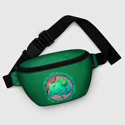 Поясная сумка Спящий Бульбазавр, цвет: 3D-принт — фото 2