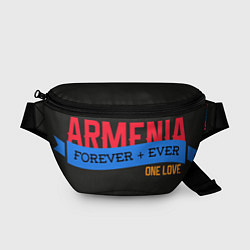 Поясная сумка Armenia one love, цвет: 3D-принт