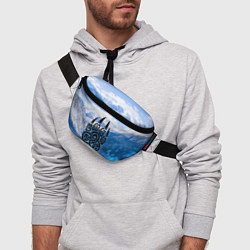 Поясная сумка Печать Велеса Волчья лапа, цвет: 3D-принт — фото 2