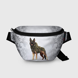 Поясная сумка Служебная собака К9 K9, цвет: 3D-принт