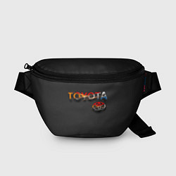 Поясная сумка TOYOTA SHARDS, цвет: 3D-принт