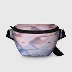 Поясная сумка Треугольники для тебя, цвет: 3D-принт