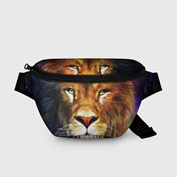 Поясная сумка Лев царь зверей, цвет: 3D-принт