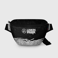 Поясная сумка Линкин Парк Лого Рок ЧБ Linkin Park Rock, цвет: 3D-принт