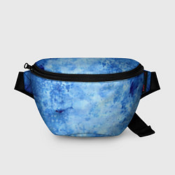 Поясная сумка Красочная синева, цвет: 3D-принт