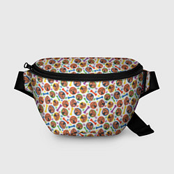 Поясная сумка Родезийский Риджбек красочный дизайн, цвет: 3D-принт