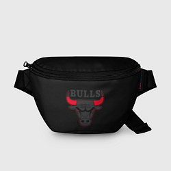 Поясная сумка CHICAGO BULLS ЧИКАГО БУЛЛС ЯРОСТЬ БЫКА, цвет: 3D-принт