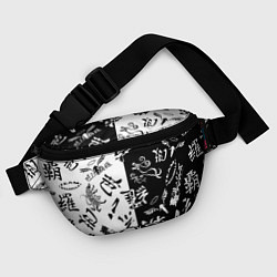 Поясная сумка Tokyo Revengers Black & White, цвет: 3D-принт — фото 2