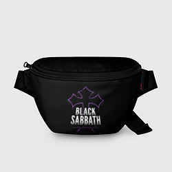 Поясная сумка Black Sabbat Cross, цвет: 3D-принт