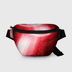 Поясная сумка Красная космическая спираль, цвет: 3D-принт