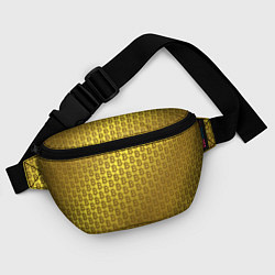 Поясная сумка Биткоин золото, цвет: 3D-принт — фото 2