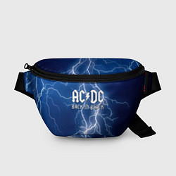 Поясная сумка ACDC гроза с молнией, цвет: 3D-принт