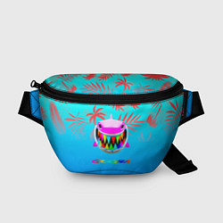 Поясная сумка 6IX9INE tropical, цвет: 3D-принт