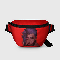 Поясная сумка Arcane - League Of Legends Jinx red, цвет: 3D-принт