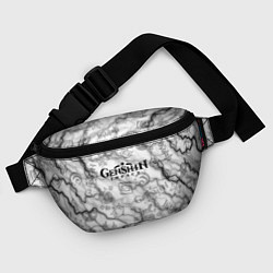 Поясная сумка Геншин Импакт стихия молний, цвет: 3D-принт — фото 2