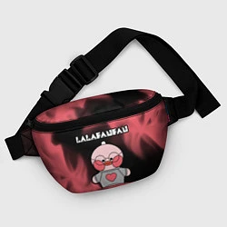 Поясная сумка LALAFANFAN - СЕРДЕЧКО Огонь, цвет: 3D-принт — фото 2