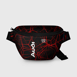 Поясная сумка Audi: Красные линии, цвет: 3D-принт