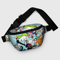 Поясная сумка Побег От Боссов Магман Cuphead, цвет: 3D-принт — фото 2
